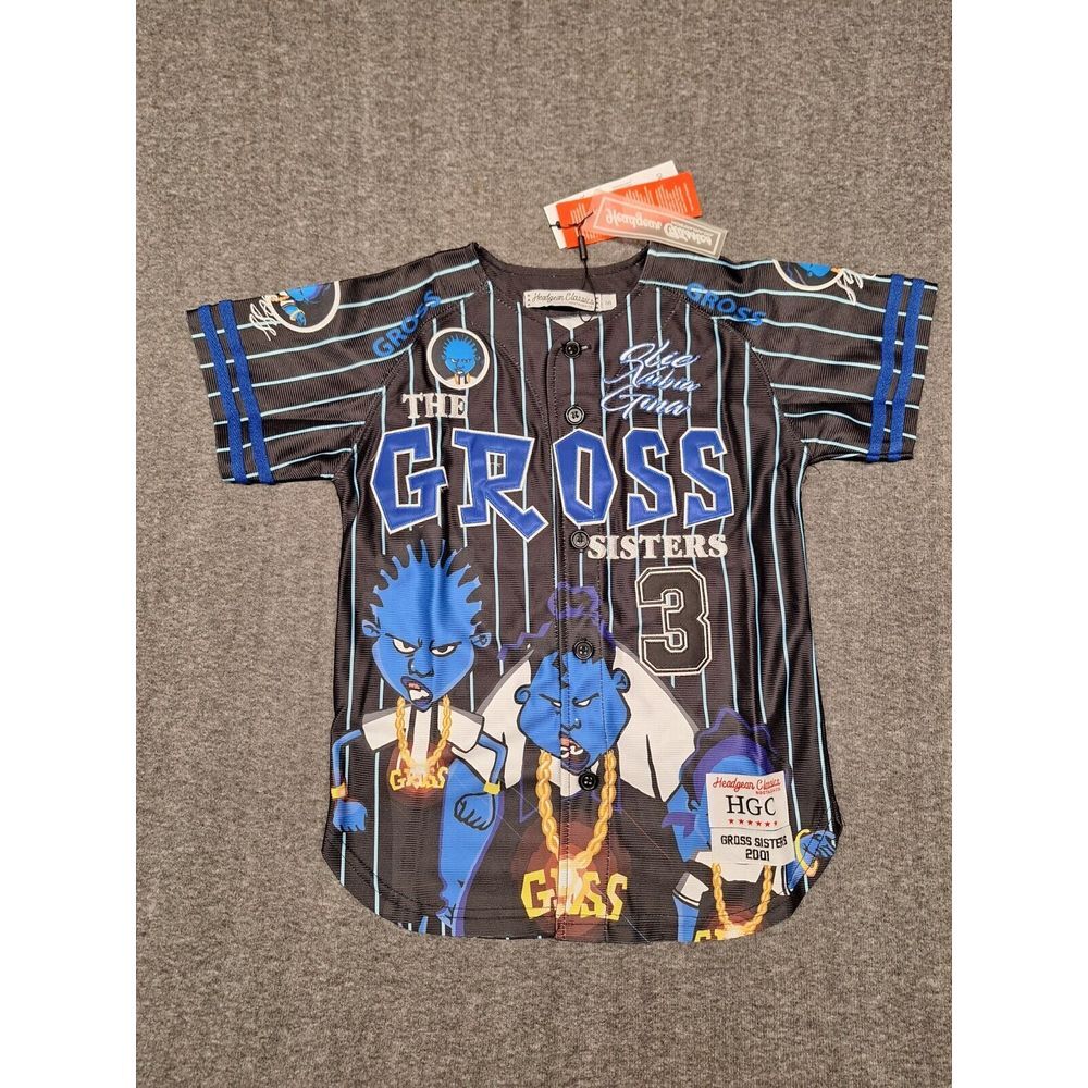 The Gross Sisters Pinstripe Baseball Jersey Size Youth Small‎ NWT